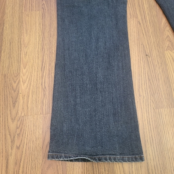 Contrast Women’s Size 13 Studded Y2K Mid Rise Bootcut Dark Denim Jeans 2000s B76 - Picture 8 of 10